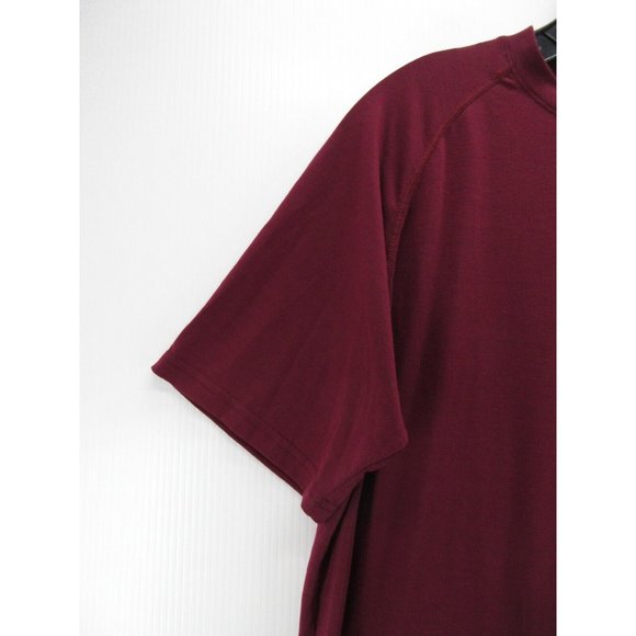 Under Armour Shirt Medium Red Gym Running Logo Pullover Top Preppy - Picture 3 of 11